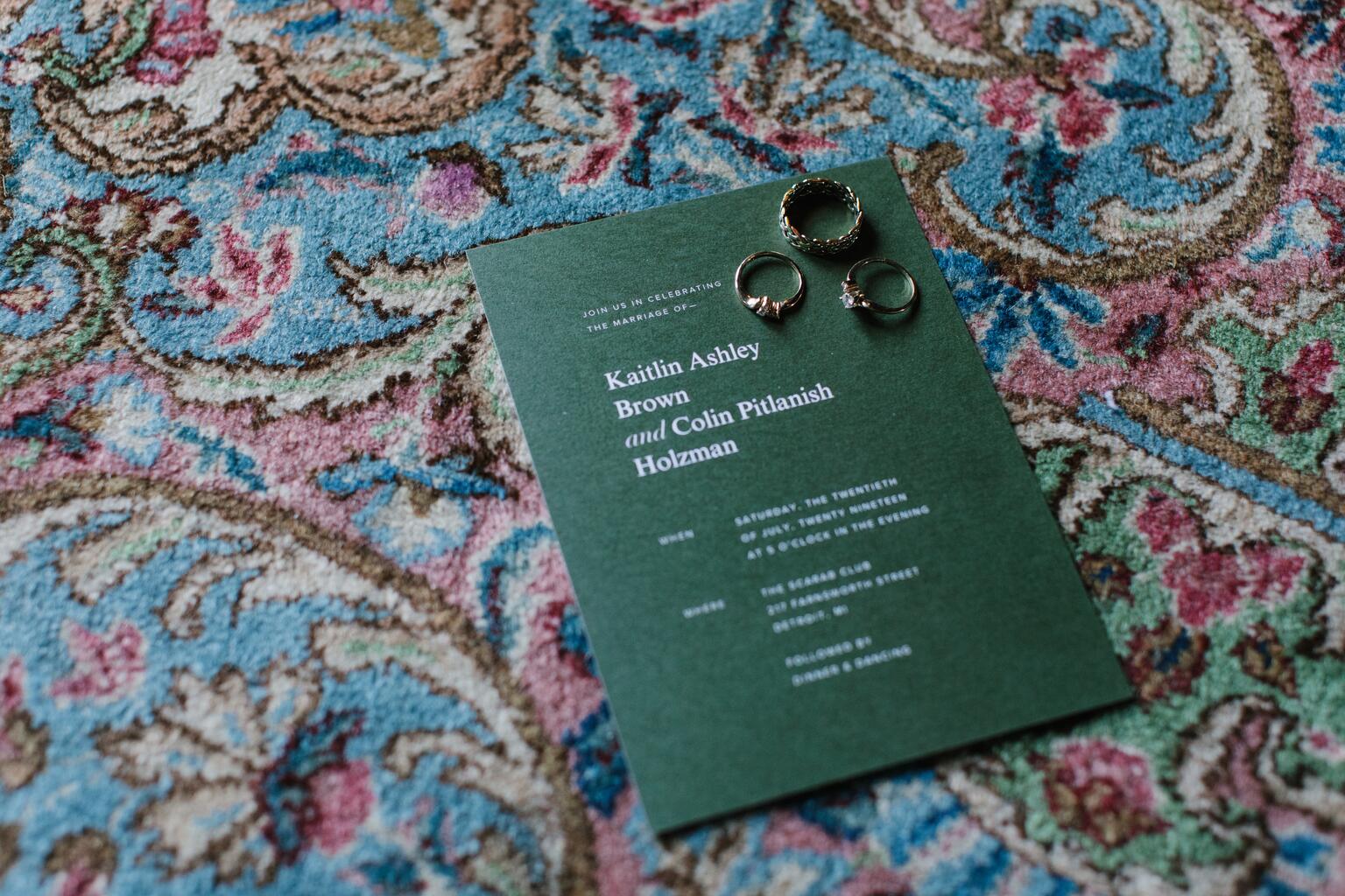 Invite and rings